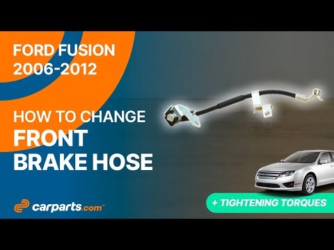 How to replace the Front Brake Hose 2006 - 2012 Ford Fusion 🚗
