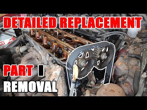 Honda H Series Engine Timing Belt Replacement Part 1 of 4 | Disassembly & Belt Removal