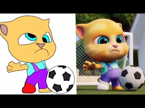 Laugh with My Talking Tom _ Crazy Fails Funny drawing meme