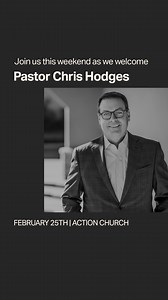 We're so excited to welcome Pastor Chris Hodges this weekend! Chris Hodges is the founding and senior pastor of Church of the Highlands and has played an influential role in Action Church over the last 10 years. Make plans to join us this weekend - we can’t wait to worship with you! | Action Church
