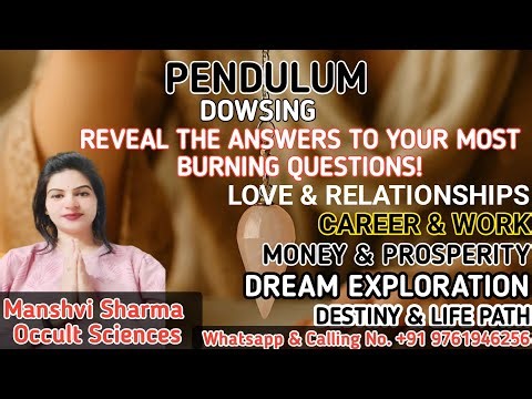 Mnashvi Sharma is live । free pendulum dowsing। 9761946256