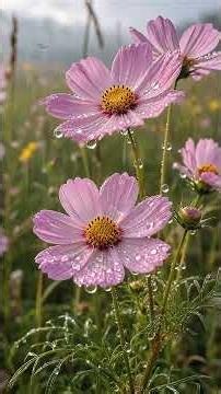 Relaxing Piano Music 🌸 Beautiful Flowers & Nature for Calm Moments #AI #shorts