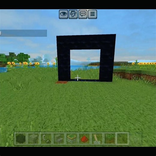 Minecraft Creeper Portal Decoration 😱 | Secret Nether Build Hack!