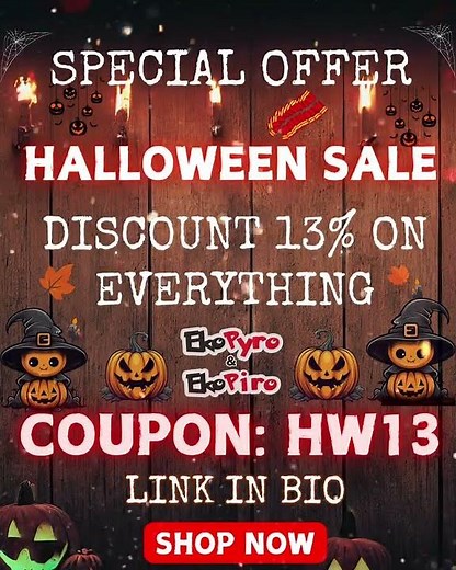 🎃HALLOWEEN DISCOUNT WITH CODE: HW13 (limited time & uses)