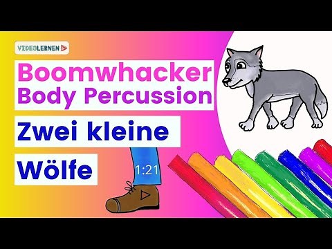 🆕 Zwei kleine Wölfe Boomwhacker Body Percussion • Zwei kleine Wölfe Play Along • Neues Video