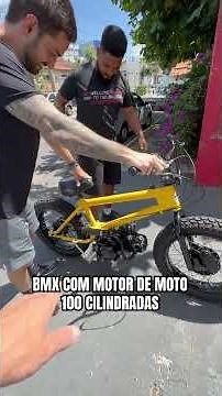 Bmx with 100cc Honda motorcycle engine