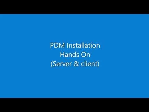 Solidworks PDM Installation Server and Client
