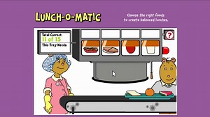 Arthur Lunch O Matic Cartoon Animation PBS Kids Game Play Walkthrough