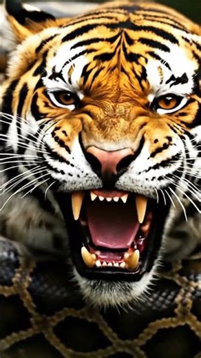 Tiger vs Python: Who Will Win the Jungle Battle? 🐅🐍