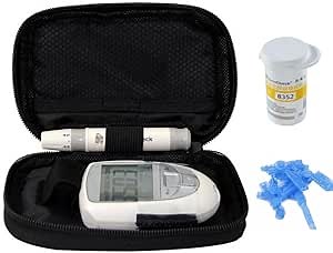 Cholesterol Test Meter Total Cholesterol Meter Cholesterol Analyzer Test Kit + 10pcs Strips