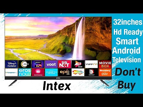 Intex 80 cm (32 inches) HD Ready Smart LED TV Smart LED-SHF3291 (Black) | Intext Smart Android Tv