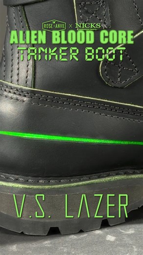 Rose Anvil | Handmade Goods on Instagram: "The only boot made of Alien... Core Leather. The Rose Anvil x Nicks Tanker Boot drops 1/29! Get early access at the link in bio {0}"