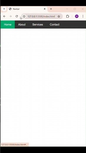 How to create navbar using HTML and CSS