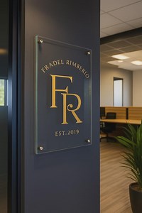 Personalized Acrylic Logo Sign - Custom Acrylic Sign - Acrylic Door Sign - Acrylic Office Sign - Office Door Wall Hangings - Office Decor - Etsy