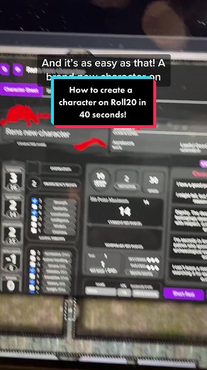 Crear un personaje en Roll20 en 40 segundos