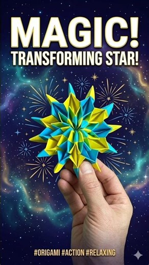 MAGIC ORIGAMI FIREWORKS! 🎆✨ #shorts