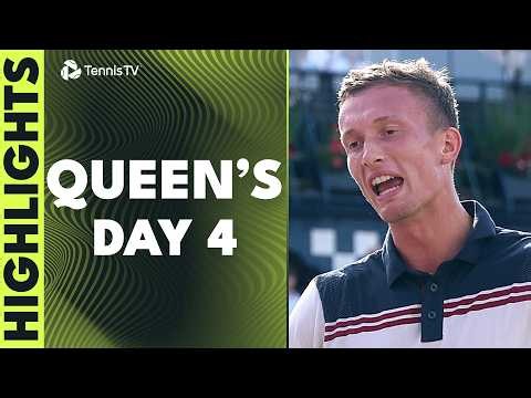 Hijikata vs Lehecka, Paul, Davidovich Fokina, Moutet Also Play 🔥 | Queen's 2026 Day 4 Highlights