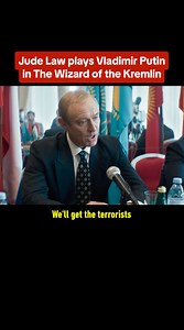 Jude Law plays Vladimir Putin in The Wizard of the Kremlin