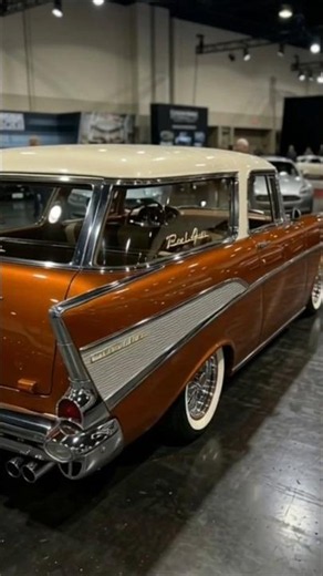 1957 Chevy Bel Air Nomad Wagon 🔥 Insane Custom Classic Car #chevybelair #belair