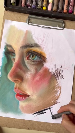 Realistic Oil Pastel Painting Art Tutorial