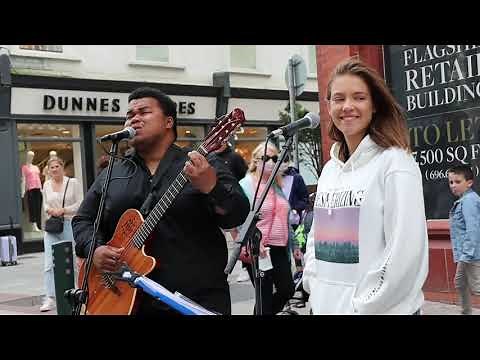 UNIQUE voice stops people on the street | "All I Ask" by Adele | Allie Sherlock & Fabio Rodrigues