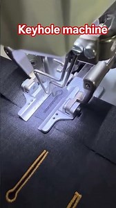 PENT Keyhole Machine Demo | Perfect Keyhole Stitching Quality | Machine for Sale 🔥
