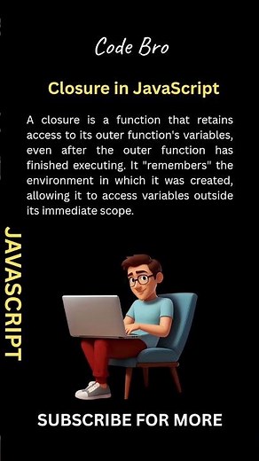JavaScript Closures Explained in 30 Seconds | JS Interview Concept