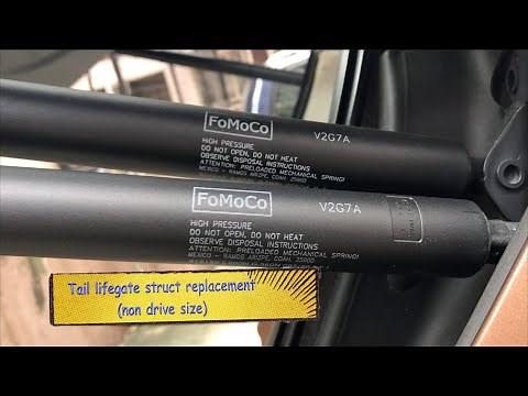 Ford Kuga Escape tail liftgate problem dropping struct replacement (non drive size)