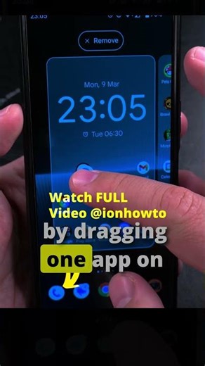 How to move icons on the home screen of your Android phone