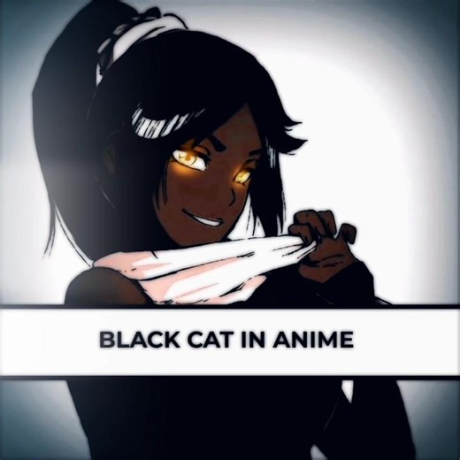 Yoruichi The Black Cat 🎀♥️ #anime #shorts
