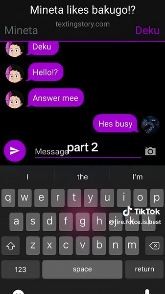 #bkdk#mha#textingstory | bakugou x deku