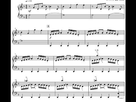 (楽譜配信中)世にも奇妙な物語 メインテーマ ピアノソロ /Tales of the Unusual Main Theme Piano Solo