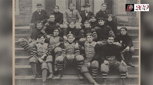 HISTORIC MOMENT #2 Lafayette College Football changed the game of Football forever by creating the first ever helmet 👀 Lafayette College Lafayette College Alumni #RollPards | #ClimbTheHill | #LafayetteCollege200 | Lafayette Leopards