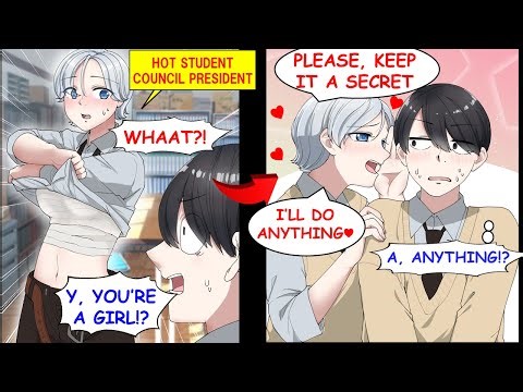 The Hot Student Council President Turned Out to Be a Girl Who’s Totally Into Me.[Manga Dub][RomCom]