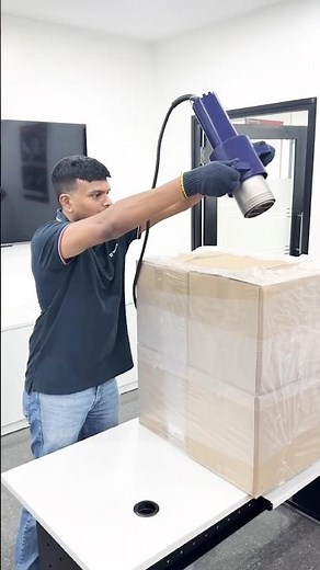 Weldy HT 10000 Industrial Hot Air Gun | LDPE Shrink Packaging Machine Demo #weldy