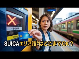 Suicaエリア跨ぎはどこまでOK？首都圏と長距離の既定路線を解説！⚠️ #Suica #ICカード