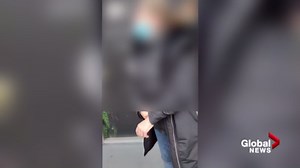 Woman confronts B.C. Muslim outreach group in angry tirade on Vancouver street