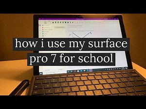 HOW I USE MY SURFACE PRO 7 (FOR HIGH SCHOOL STUDENTS)