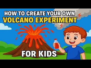 How to Create Your Own Volcano Experiment for Kids | DIY for Kids | Fun experiment for Kids