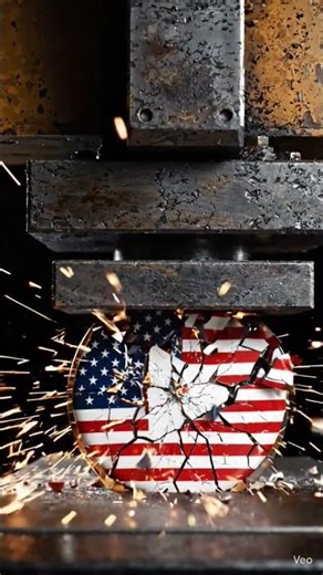 USA Channel Logo को Hydraulic Press ने किया चूर-चूर 😱