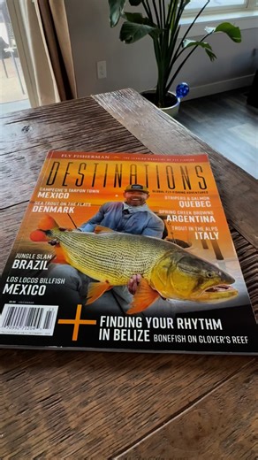 A huge thank you to @flyfishermanmagazine and @denpastucha for the honor of sharing this fish and experience in the beautifully laid out Destinations magazine!🤘🎣 A picture is worth 1000 words, and this golden Dorado is no exception. It’s a celebration of recovery and the way of life on the fly. Thank you to all the anglers, friends, outfitters, and companies that believed in me throughout my career. Your love and support this year, your thoughtful prayers, and your kind words brought this fish