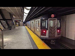 New York City Subway 7 Express Train 34th Street-Hudson Yards - Flushing-Main Street R188