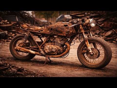 Full restoration restore the abandoned 50-year-old antique super sports motorcycle 300cc