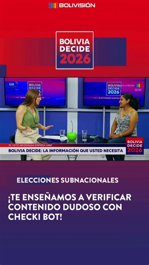 Domina la verificación digital con Checki Bot Te guiamos paso a paso para que aprendas a usar Checki Bot, un sistema informático diseñado específicamente para ayudarte a analizar y verificar la autenticidad de contenido sospechoso en internet. #boliviadecide2026 #RedBolivisión #NoticiasBolivisiónAlDía | Noticias Bolivisión