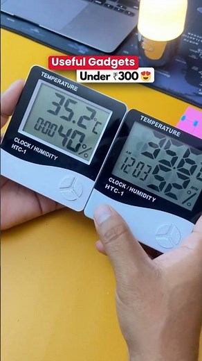 Useful Gadget Under ₹300 for Room Temperature & Humidity Monitoring 🏠 HTC-1 Digital Thermometer 🌡️