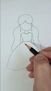 Simple drawing princess