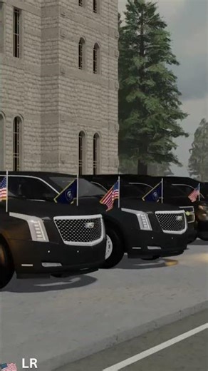secret service fleet parked U.S.S.S #roblox #fypシ #fyp #viral #trending #police #gameplay #roleplay