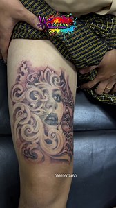 1.5K views · 137 reactions | Free hand art # own creation design # made in heaven Tattoo Studio Myanmar  | Heaven Tattoo Studio Myanmar | Facebook