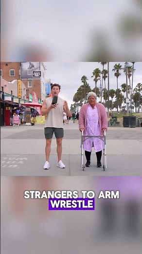 Grandma (World Champion🤫) Vs Random People 🧑‍🤝‍🧑| Arm Wrestling for $10000! 💰