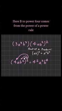 Applying Exponent Rules #mathtutorials #maths #algebra